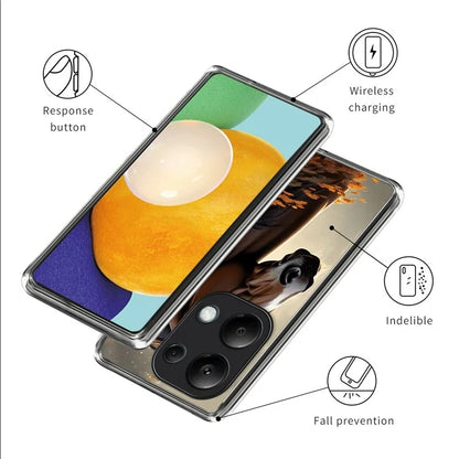 For Xiaomi Redmi Note 13 Pro 4G / Poco M6 Pro 4G Case Pattern Slim Design TPU Phone Cover