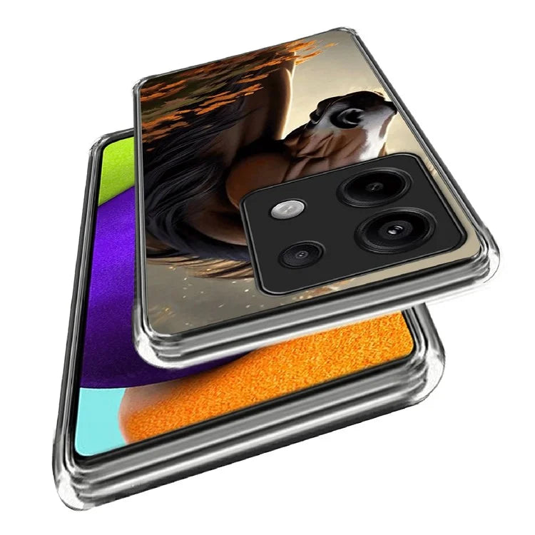 Shockproof Case for Xiaomi Redmi Note 13 Pro 5G / Poco X6 5G Phone Case Pattern Printing TPU Slim Cover