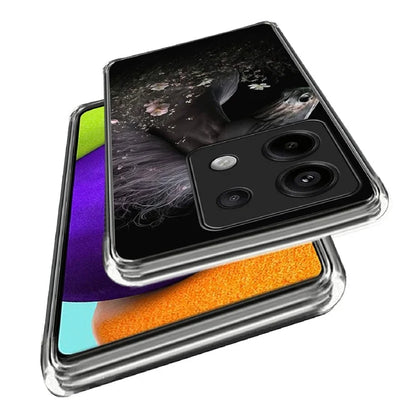 Shockproof Case for Xiaomi Redmi Note 13 Pro 5G / Poco X6 5G Phone Case Pattern Printing TPU Slim Cover and Flower