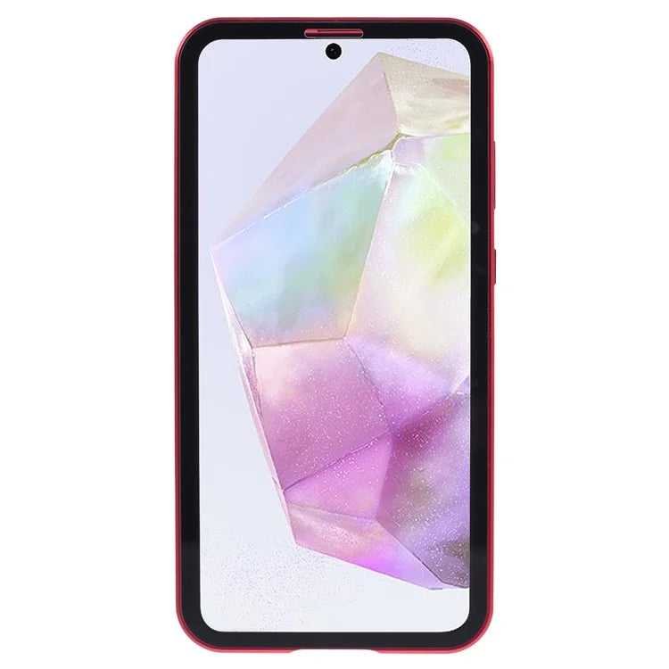 For Samsung Galaxy A35 5G Case Magnetic Full Protection Clear Phone Cover