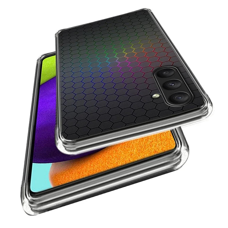 For Samsung Galaxy A24 4G (162.1 x 77.6 x 8.3mm) Case Pattern Printing Slim TPU Phone Cover