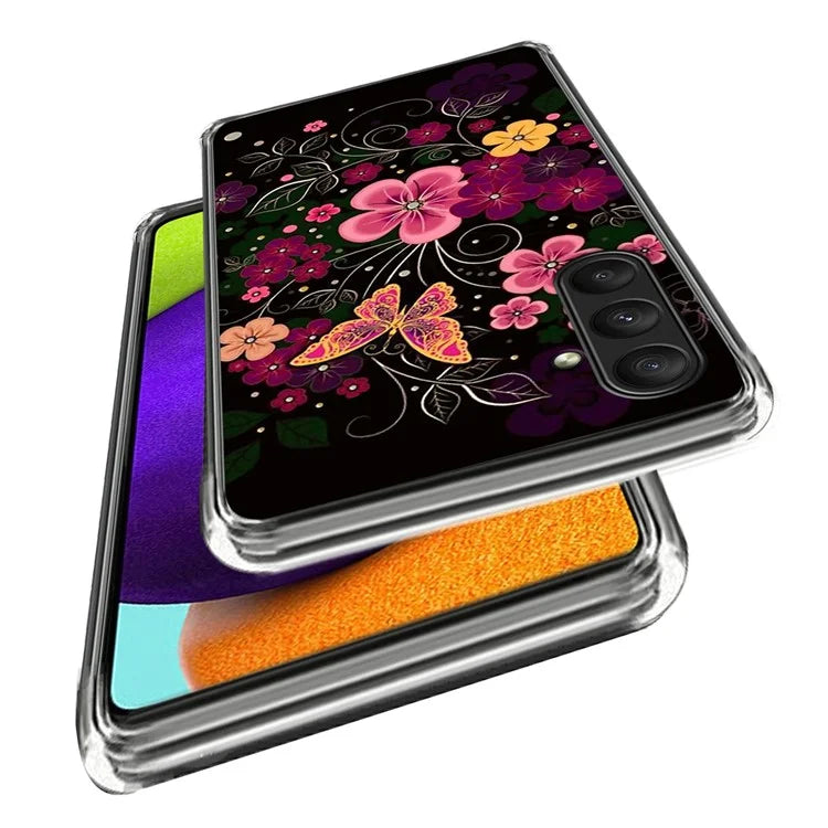 For Samsung Galaxy A24 4G (162.1 x 77.6 x 8.3mm) Case Pattern Printing Slim TPU Phone Cover