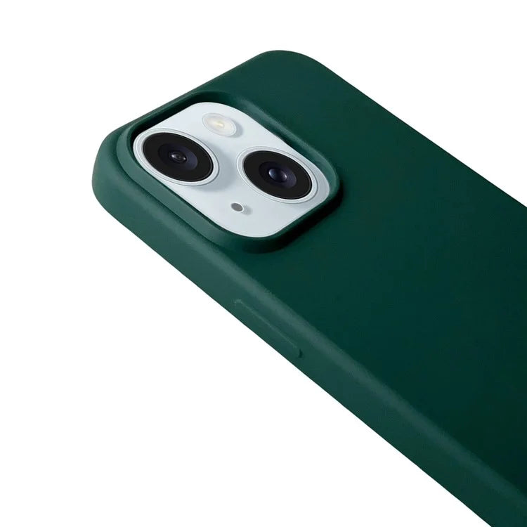 For iPhone 14 Plus Case Liquid Silicone Smooth Phone Cover with Adjustable Lanyard