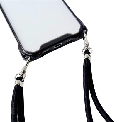 For iPhone 14 Plus Case with Lanyard Reinforced Corner Drop-proof Phone Shell