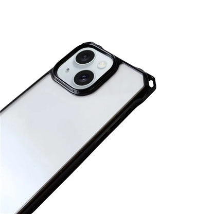 For iPhone 13 Case Reinforced Corner Drop Protection TPU Phone Cover with Thin Lanyard
