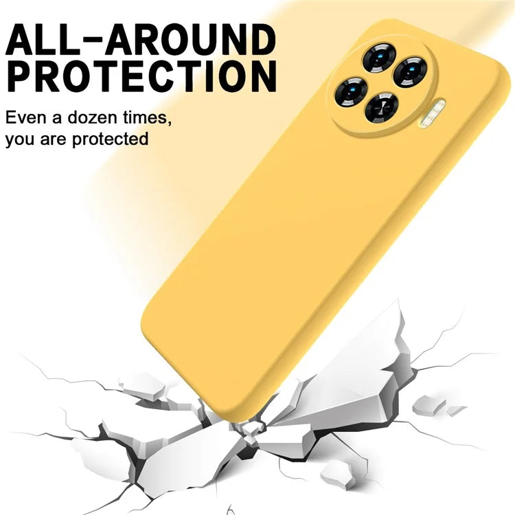 For Transsion Tecno Spark 20 Pro+ Case Soft Lining Liquid Silicone Drop-proof Phone Cover