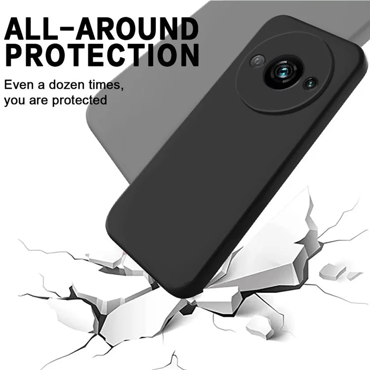 Cell Phone Case for Xiaomi Redmi A3 / Poco C61 4G Liquid Silicone Soft Lining Shockproof Cover