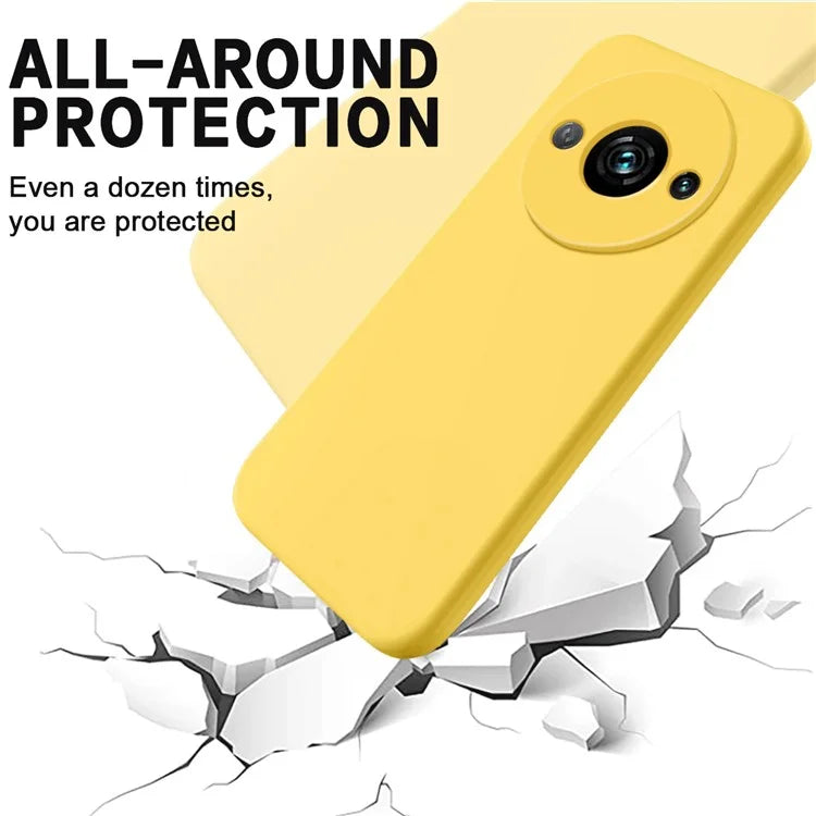Cell Phone Case for Xiaomi Redmi A3 / Poco C61 4G Liquid Silicone Soft Lining Shockproof Cover