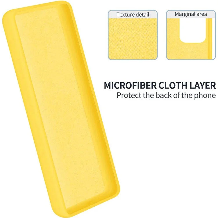 Cell Phone Case for Xiaomi Redmi A3 / Poco C61 4G Liquid Silicone Soft Lining Shockproof Cover