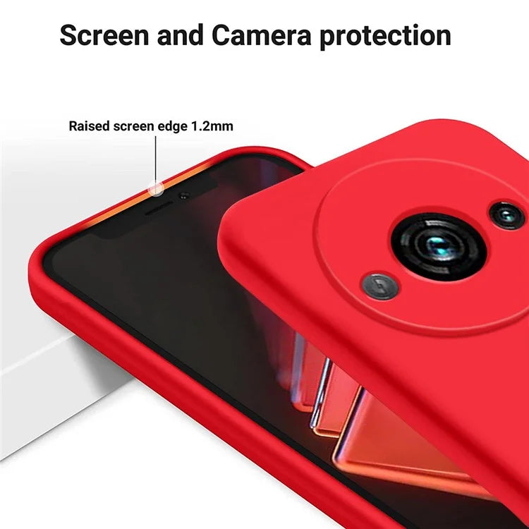 Cell Phone Case for Xiaomi Redmi A3 / Poco C61 4G Liquid Silicone Soft Lining Shockproof Cover