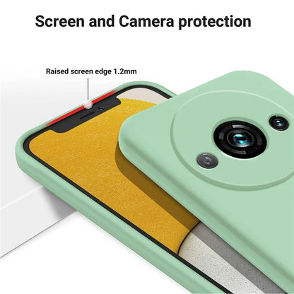 Cell Phone Case for Xiaomi Redmi A3 / Poco C61 4G Liquid Silicone Soft Lining Shockproof Cover
