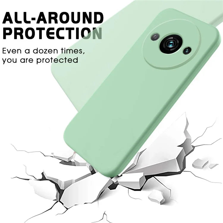 Cell Phone Case for Xiaomi Redmi A3 / Poco C61 4G Liquid Silicone Soft Lining Shockproof Cover