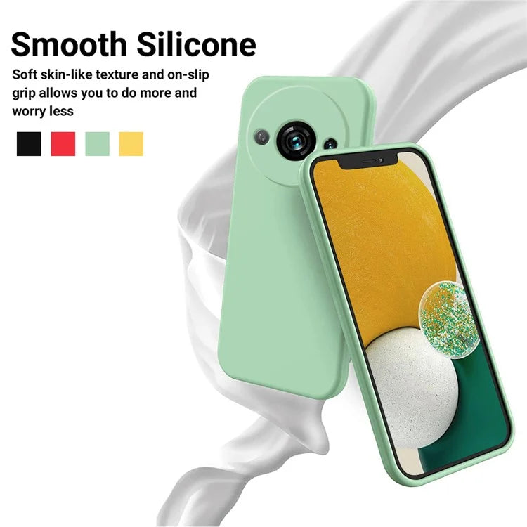 Cell Phone Case for Xiaomi Redmi A3 / Poco C61 4G Liquid Silicone Soft Lining Shockproof Cover