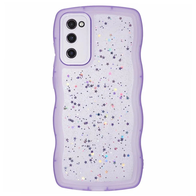JTW Series for Samsung Galaxy S20 FE / S20 FE 5G / S20 FE 2022 / S20 Lite Case Glitter Stars TPU Cover