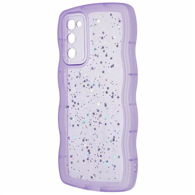 JTW Series for Samsung Galaxy S20 FE / S20 FE 5G / S20 FE 2022 / S20 Lite Case Glitter Stars TPU Cover