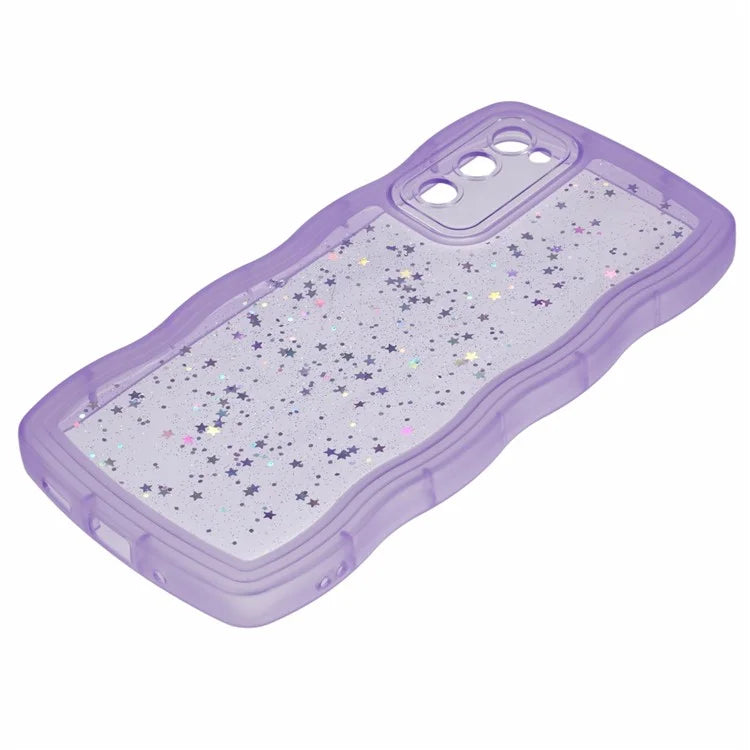 JTW Series for Samsung Galaxy S20 FE / S20 FE 5G / S20 FE 2022 / S20 Lite Case Glitter Stars TPU Cover