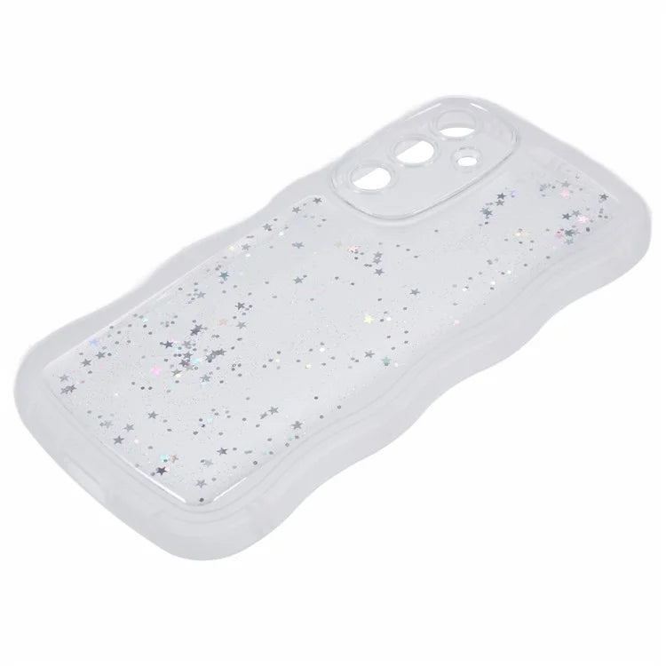 JTW Series for Samsung Galaxy S23 FE Case Epoxy Design Wavy Edge TPU Phone Cover