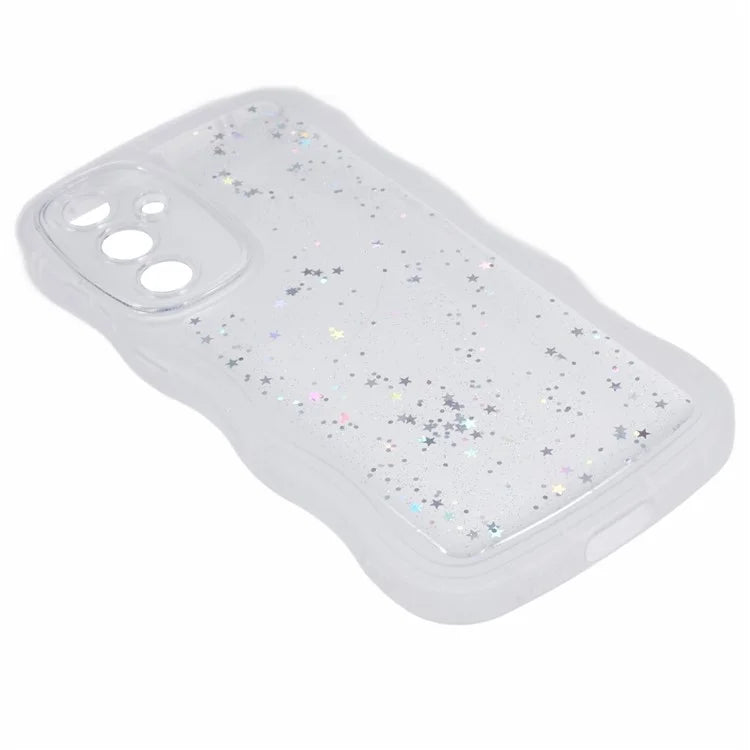 JTW Series for Samsung Galaxy S23 FE Case Epoxy Design Wavy Edge TPU Phone Cover