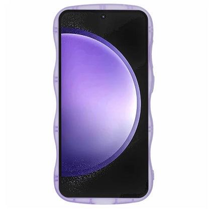 JTW Series for Samsung Galaxy S23 FE Case Epoxy Design Wavy Edge TPU Phone Cover