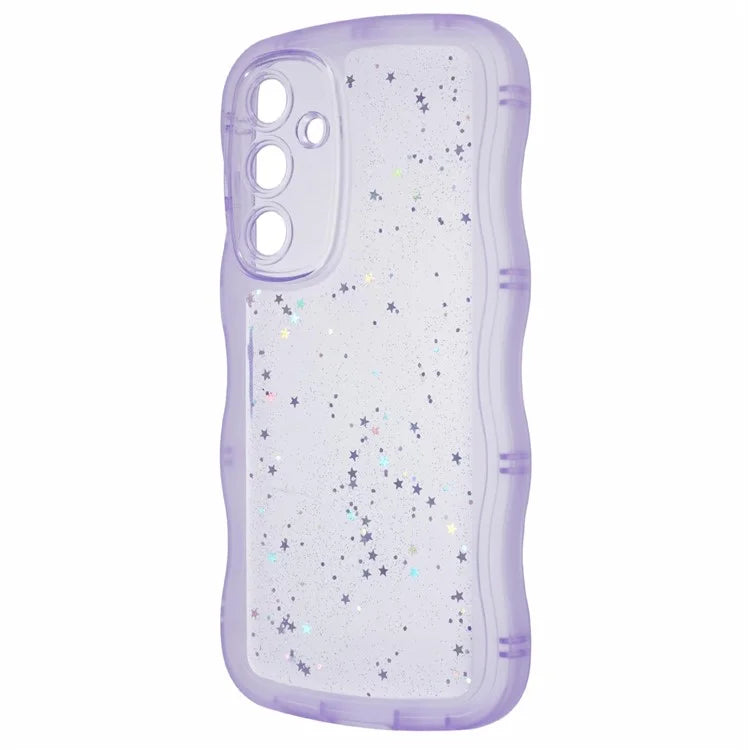 JTW Series for Samsung Galaxy S23 FE Case Epoxy Design Wavy Edge TPU Phone Cover