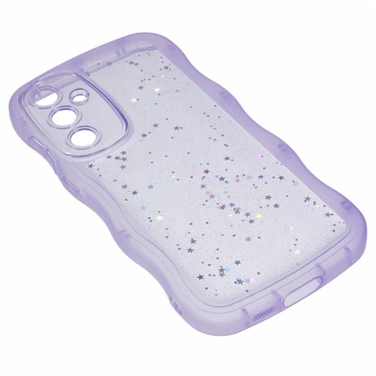 JTW Series for Samsung Galaxy S23 FE Case Epoxy Design Wavy Edge TPU Phone Cover