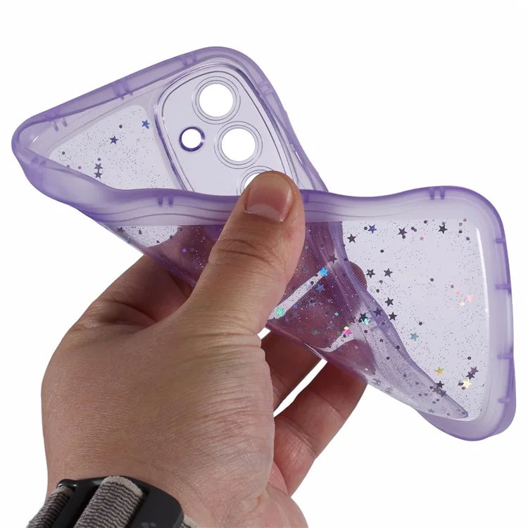 JTW Series for Samsung Galaxy S23 FE Case Epoxy Design Wavy Edge TPU Phone Cover