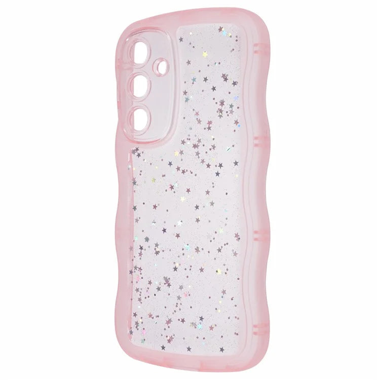 JTW Series for Samsung Galaxy S23 FE Case Epoxy Design Wavy Edge TPU Phone Cover