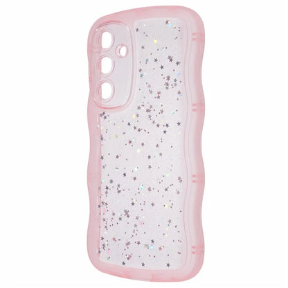 JTW Series for Samsung Galaxy S23 FE Case Epoxy Design Wavy Edge TPU Phone Cover