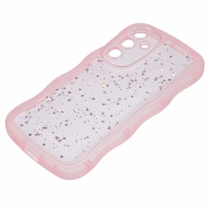 JTW Series for Samsung Galaxy S23 FE Case Epoxy Design Wavy Edge TPU Phone Cover