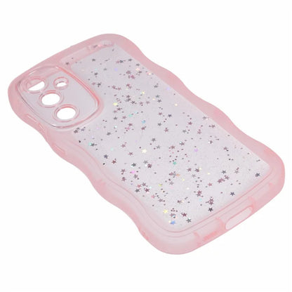 JTW Series for Samsung Galaxy S23 FE Case Epoxy Design Wavy Edge TPU Phone Cover