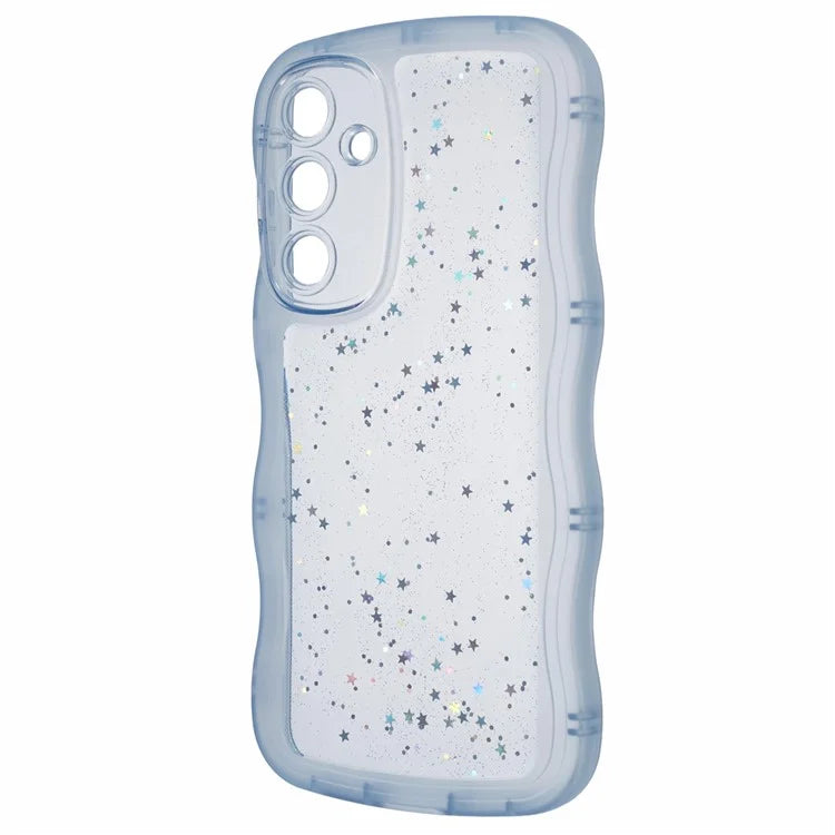 JTW Series for Samsung Galaxy S23 FE Case Epoxy Design Wavy Edge TPU Phone Cover