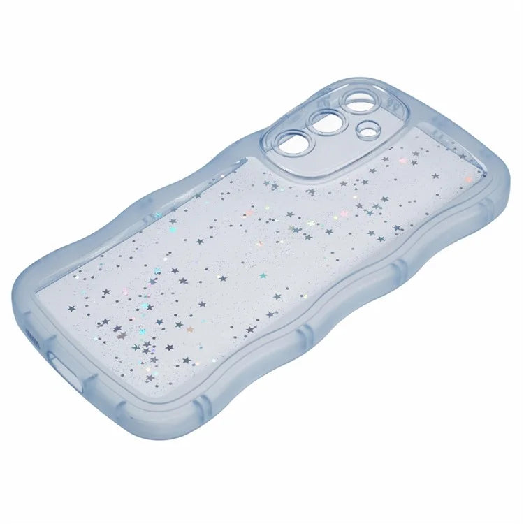 JTW Series for Samsung Galaxy S23 FE Case Epoxy Design Wavy Edge TPU Phone Cover