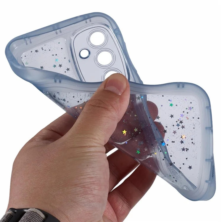 JTW Series for Samsung Galaxy S23 FE Case Epoxy Design Wavy Edge TPU Phone Cover