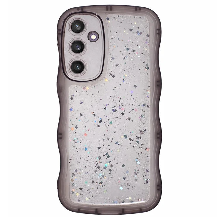 JTW Series for Samsung Galaxy S23 FE Case Epoxy Design Wavy Edge TPU Phone Cover