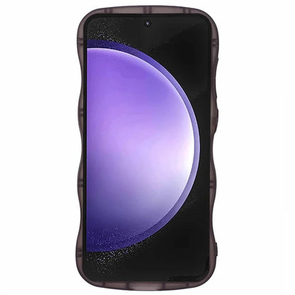 JTW Series for Samsung Galaxy S23 FE Case Epoxy Design Wavy Edge TPU Phone Cover