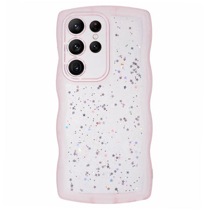 JTW Series for Samsung Galaxy S24 Ultra Slim Case Wavy Edge Epoxy TPU Phone Cover