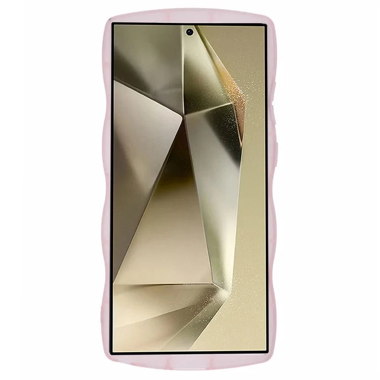 JTW Series for Samsung Galaxy S24 Ultra Slim Case Wavy Edge Epoxy TPU Phone Cover