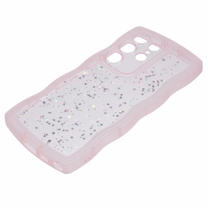 JTW Series for Samsung Galaxy S24 Ultra Slim Case Wavy Edge Epoxy TPU Phone Cover