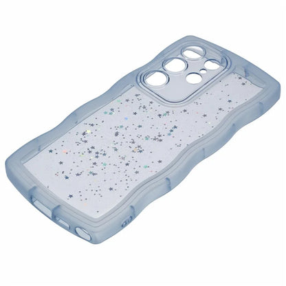 JTW Series for Samsung Galaxy S24 Ultra Slim Case Wavy Edge Epoxy TPU Phone Cover