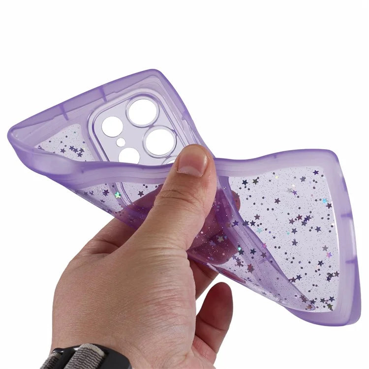 JTW Series for Samsung Galaxy S24 Ultra Slim Case Wavy Edge Epoxy TPU Phone Cover