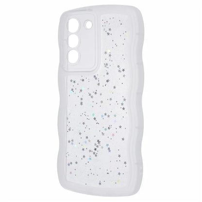 JTW Series for Samsung Galaxy S22 5G TPU Case Shockproof Epoxy Phone Cover Wavy Edge
