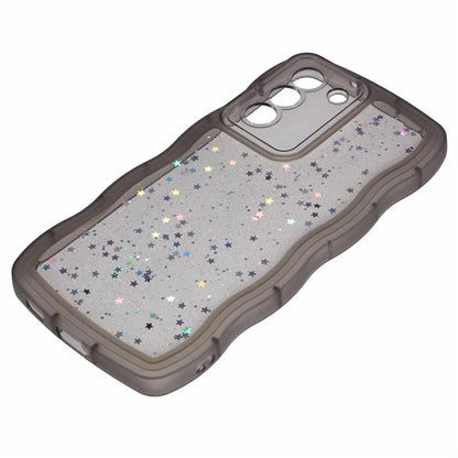 JTW Series for Samsung Galaxy S22 5G TPU Case Shockproof Epoxy Phone Cover Wavy Edge