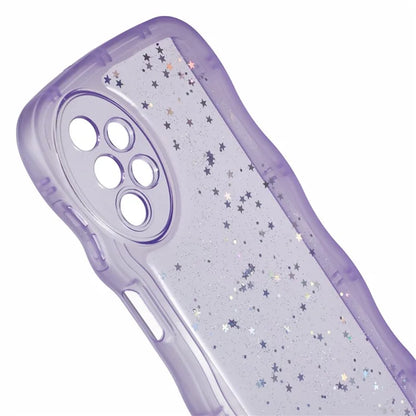 JTW Series for Samsung Galaxy A33 5G TPU Case Wavy Edge Glitter Stars Back Phone Cover