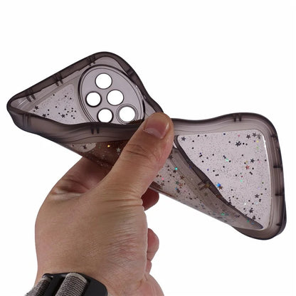 JTW Series for Samsung Galaxy A33 5G TPU Case Wavy Edge Glitter Stars Back Phone Cover