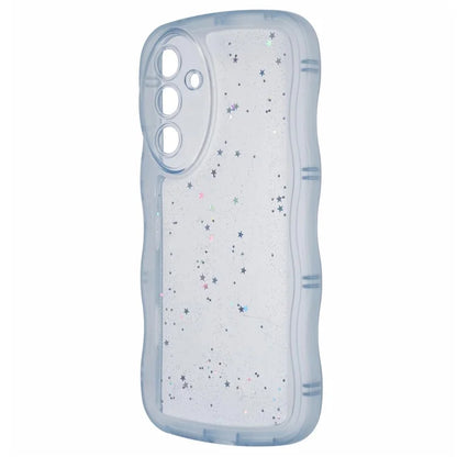 JTW Series for Samsung Galaxy A34 5G Case Wavy Edge Shiny Stars TPU Phone Cover