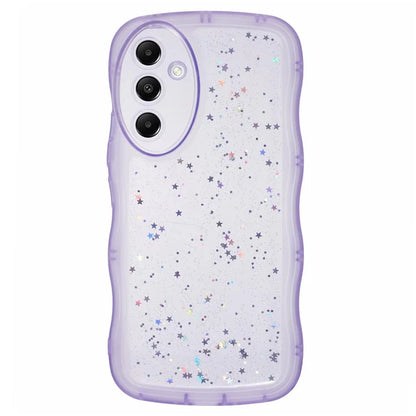 JTW Series for Samsung Galaxy A34 5G Case Wavy Edge Shiny Stars TPU Phone Cover