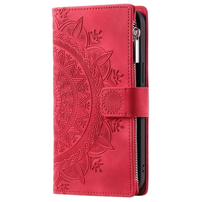 For Xiaomi Redmi Note 13 Pro 4G / Poco M6 Pro 4G Case Zipper Leather Mandala Flower Wallet Phone Cover