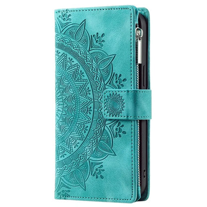 For Xiaomi Redmi Note 13 Pro 4G / Poco M6 Pro 4G Case Zipper Leather Mandala Flower Wallet Phone Cover