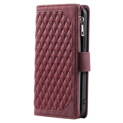 For Xiaomi Redmi Note 13 Pro+ 5G Case Zipper Pocket Flip Leather Phone Cover with Wrist Strap