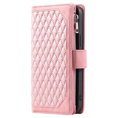 For Xiaomi Redmi Note 13 Pro+ 5G Case Zipper Pocket Flip Leather Phone Cover with Wrist Strap